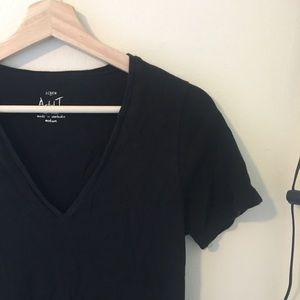 basic black j. Crew Tee